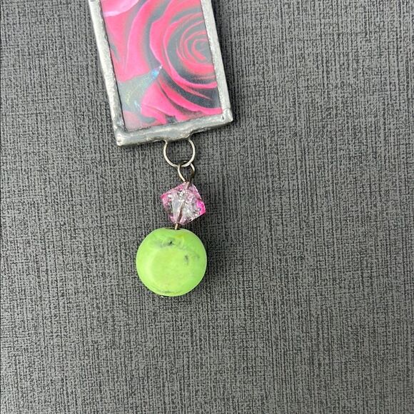 Cowgirl Attitude Hanging Decor with Pink and Green Accents Rose - Picture 7 of 7